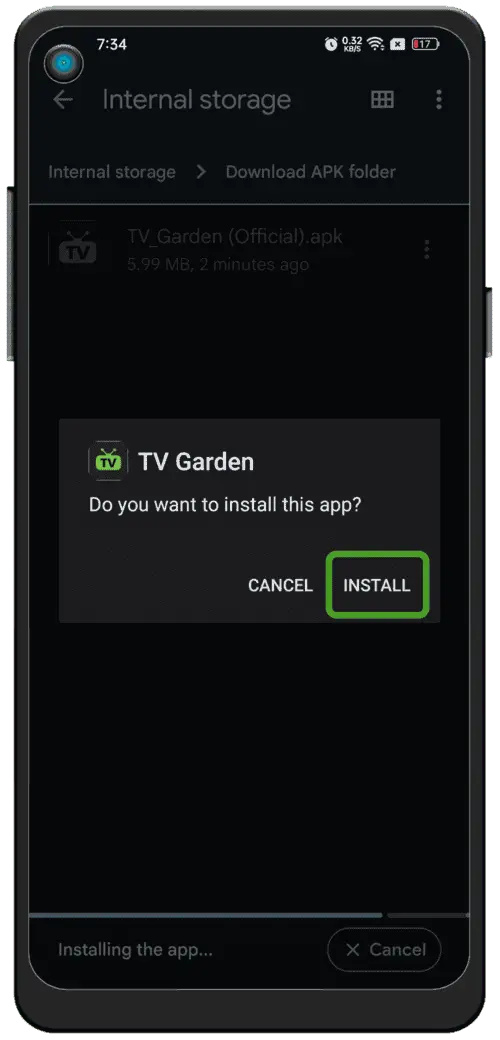 Install & Launch HZTV